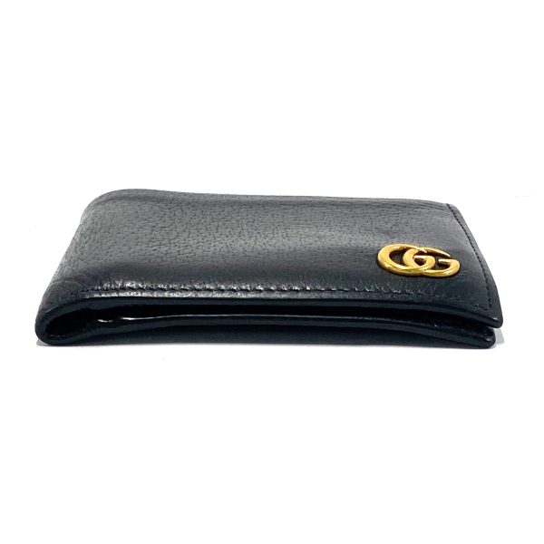 38076999 6 Gucci GG Marmont Leather Bifold Wallet Black