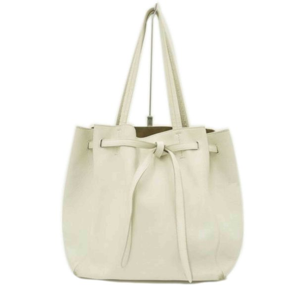 38083 1 Celine Phantom Small Hippo Bag White