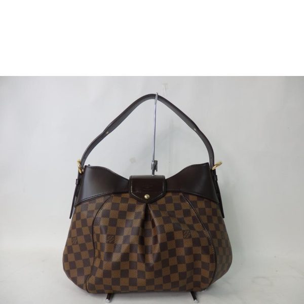 38212 2 Louis Vuitton Sistina MM Damier Shoulder Bag Brown