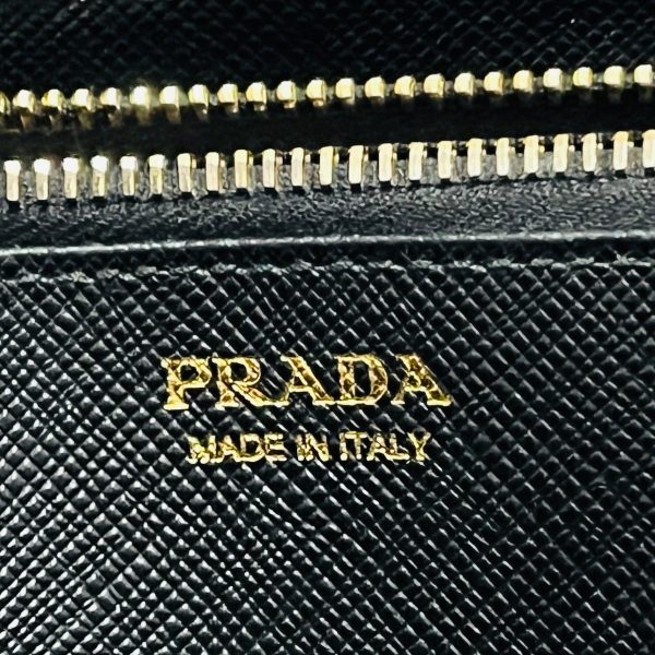 38248697 5 Prada Long Wallet Leather Black