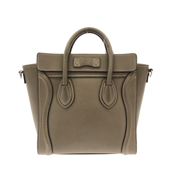 38248717 3 Celine Luggage Nano Drummed Calf Shopper Handbag Suri