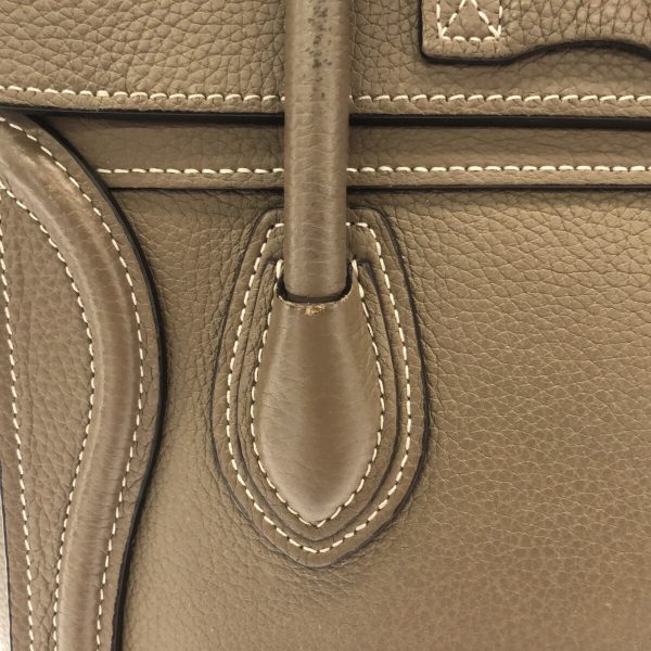 38248717 9 Celine Luggage Nano Drummed Calf Shopper Handbag Suri