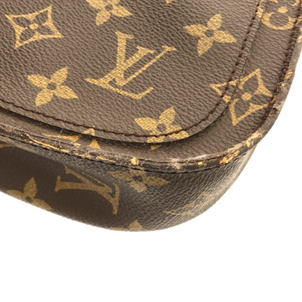 38248929 5 Louis Vuitton Saint Cloud Monogram Canvas Shoulder Bag Brown