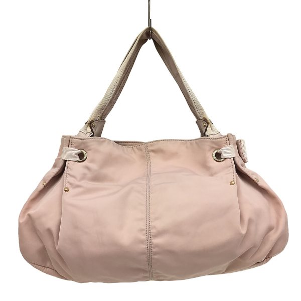 38249286 3 Salvatore Ferragamo Vara Shoulder Bag Pink Nylon