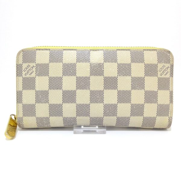 38249297 1 Louis Vuitton Zippy Damier Canvas Long Wallet Azure