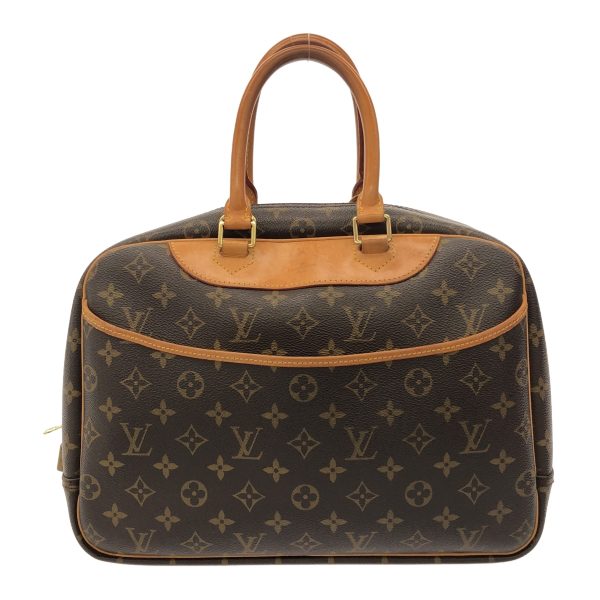 38249308 1 Louis Vuitton Deauville Monogram Canvas Handbag Brown