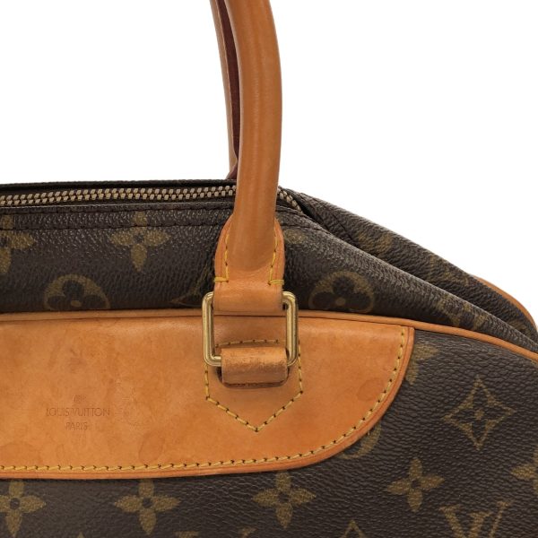 38249308 10 Louis Vuitton Deauville Monogram Canvas Handbag Brown