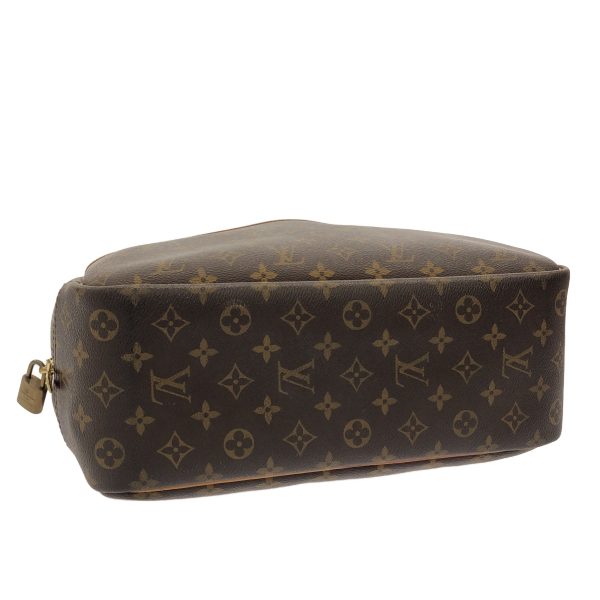 38249308 4 Louis Vuitton Deauville Monogram Canvas Handbag Brown