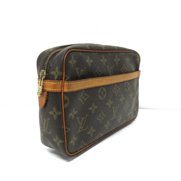 38249504 2 Louis Vuitton Compiegne Monogram Canvas Bag Brown