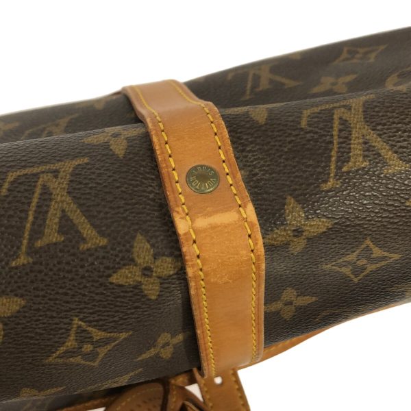 38249604 12 Louis Vuitton Saumur Monogram Canvas Shoulder Bag Brown