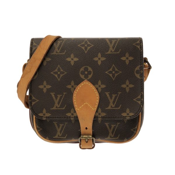 38249605 1 Louis Vuitton Cartesier PM Monogram Canvas Shoulder Bag Brown