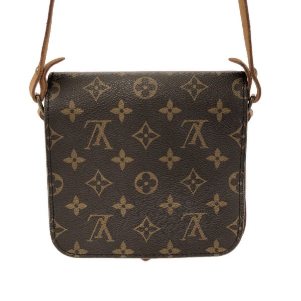 38249605 3 Louis Vuitton Cartesier PM Monogram Canvas Shoulder Bag Brown