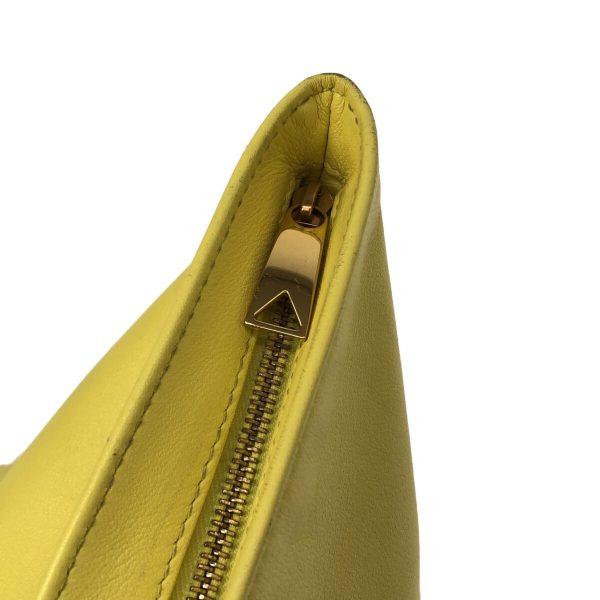 38249678 10 Bottega Veneta Mini The Twist Handbag Leather Yellow