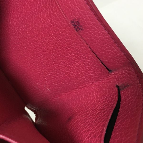 38249693 6 Louis Vuitton Portefeuille Lock Calf Leather Mini Trifold Wallet Hot Pink