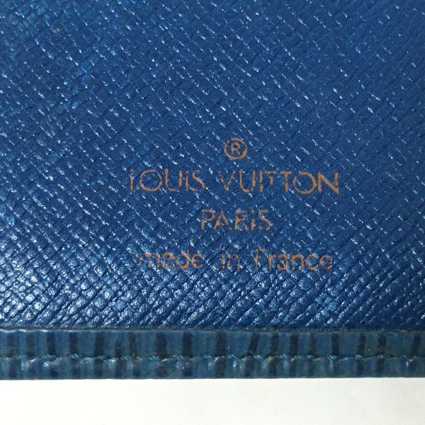 38249761 5 Louis Vuitton Porte Monet Bier Viennois Leather Bifold Wallet Toledo Blue