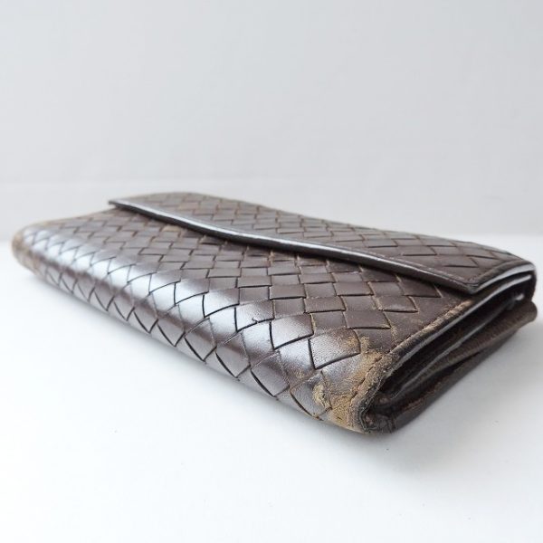 38249980 8 Bottega Veneta Intrecciato Long Wallet Leather Brown