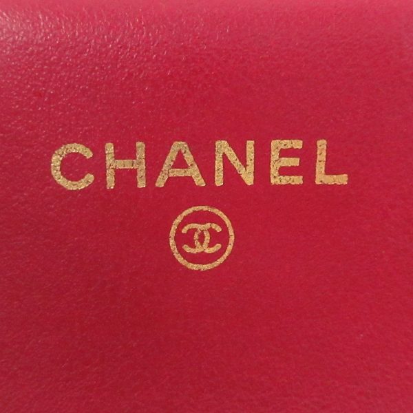 38250007 7 Chanel Matelasse Shoulder Bag Lambskin Red