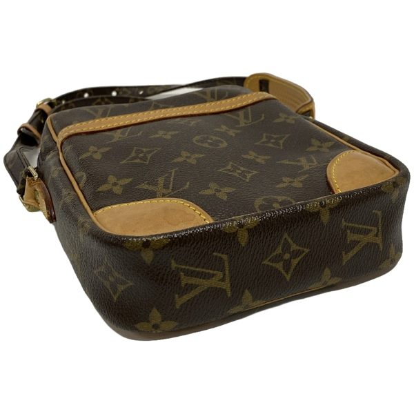 38250054 4 Louis Vuitton Danube Monogram Canvas Shoulder Bag Brown