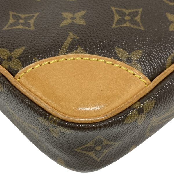 38250054 5 Louis Vuitton Danube Monogram Canvas Shoulder Bag Brown