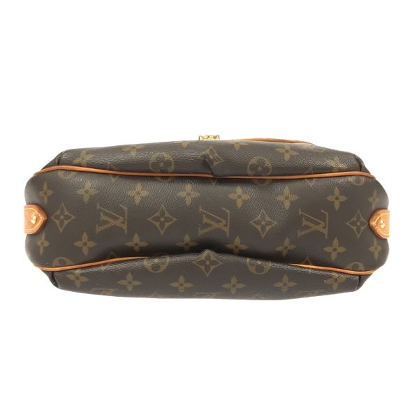 38250068 4 Louis Vuitton Tulum Monogram Canvas Shoulder Bag Brown