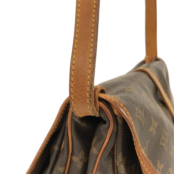 38250081 10 Louis Vuitton Saumur Monogram Canvas Shoulder Bag Brown