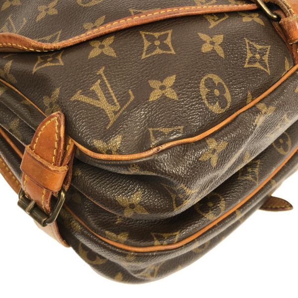 38250081 5 Louis Vuitton Saumur Monogram Canvas Shoulder Bag Brown