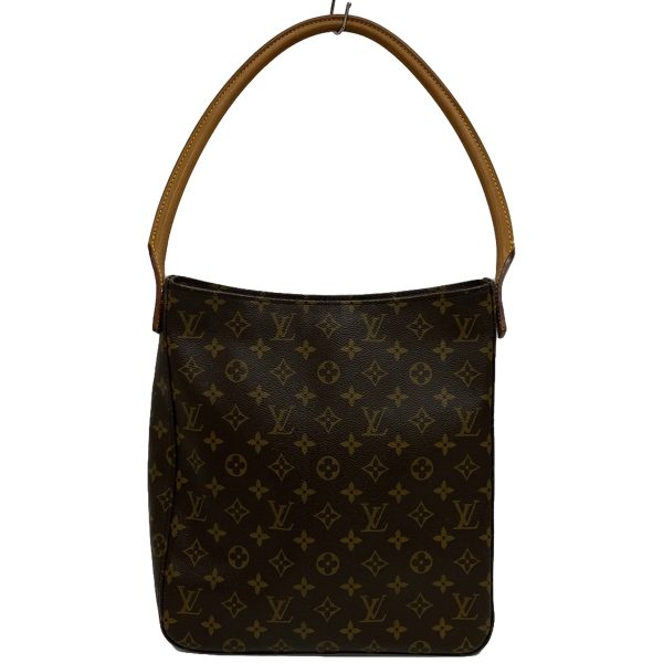 38250161 1 Louis Vuitton Looping Monogram Canvas Shoulder Bag Brown