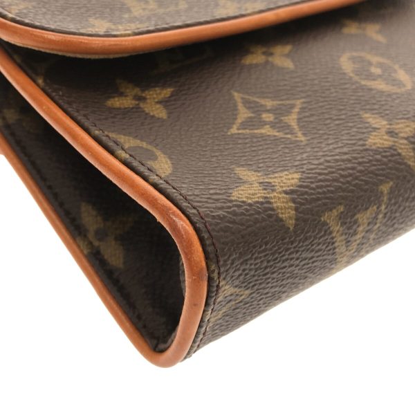 38250180 5 Louis Vuitton Pochette Florentine Monogram Canvas Waist Pouch Brown