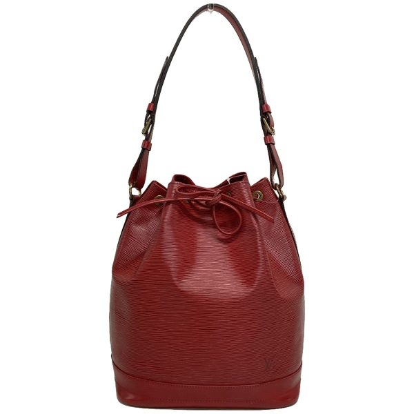 38250365 1 Louis Vuitton Noe Leather Shoulder Bag Castilian Red