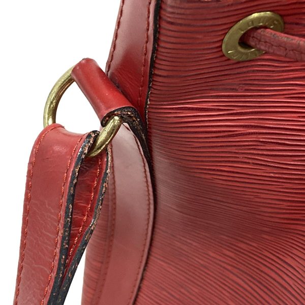 38250365 13 Louis Vuitton Noe Leather Shoulder Bag Castilian Red