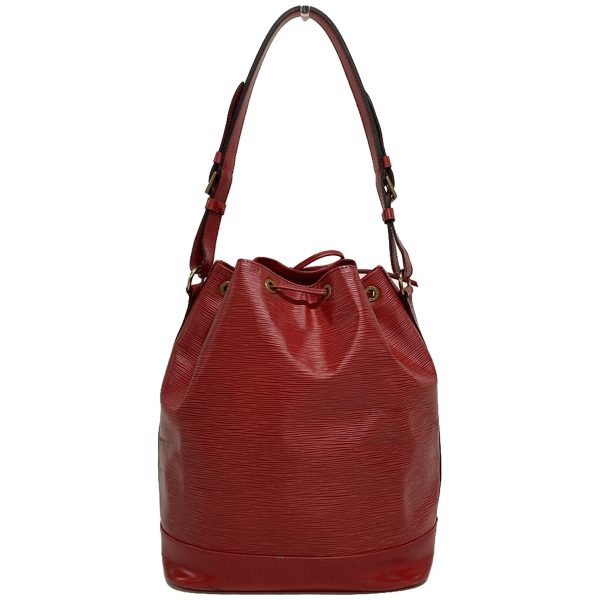 38250365 3 Louis Vuitton Noe Leather Shoulder Bag Castilian Red