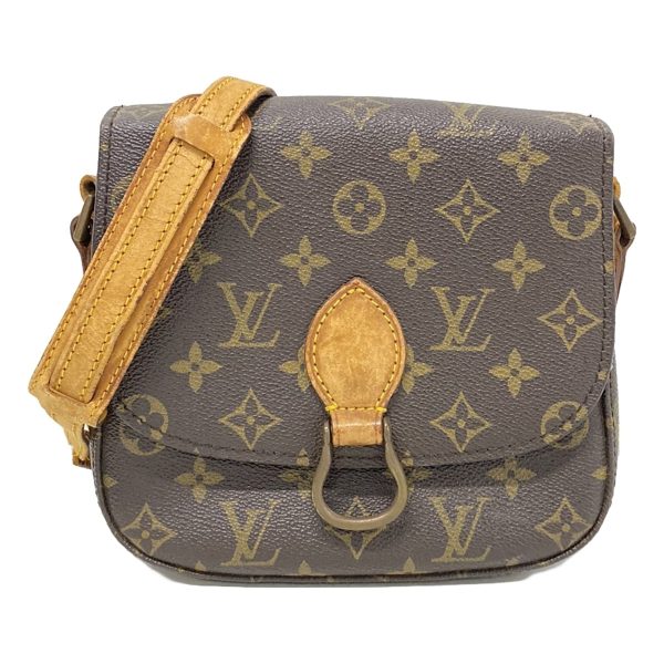 38250481 1 Louis Vuitton Saint Cloud Monogram Canvas Shoulder Bag Brown