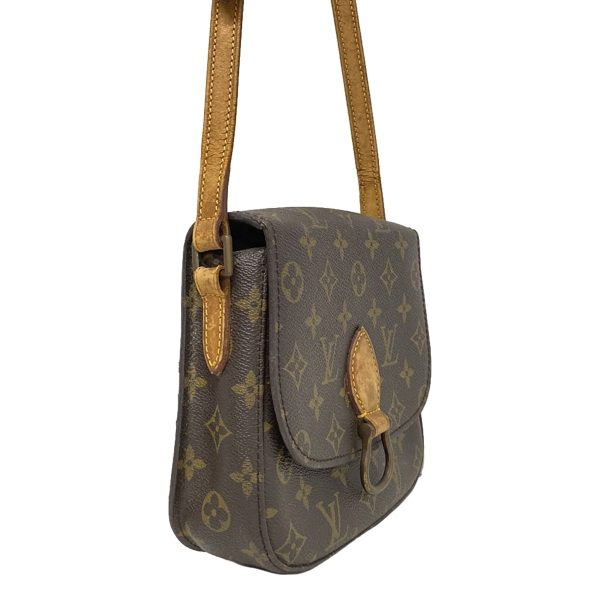 38250481 2 Louis Vuitton Saint Cloud Monogram Canvas Shoulder Bag Brown