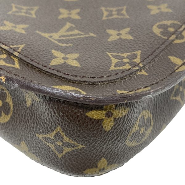 38250481 5 Louis Vuitton Saint Cloud Monogram Canvas Shoulder Bag Brown