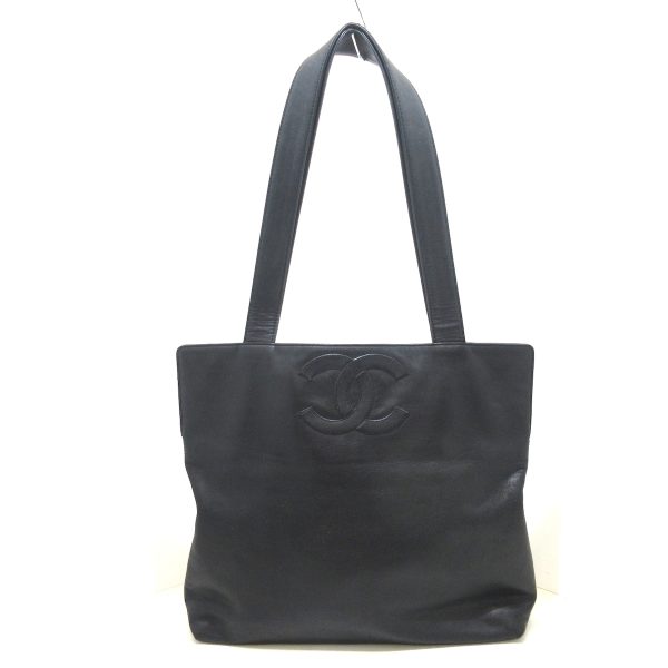 38250486 1 Chanel Tote Bag Leather Black