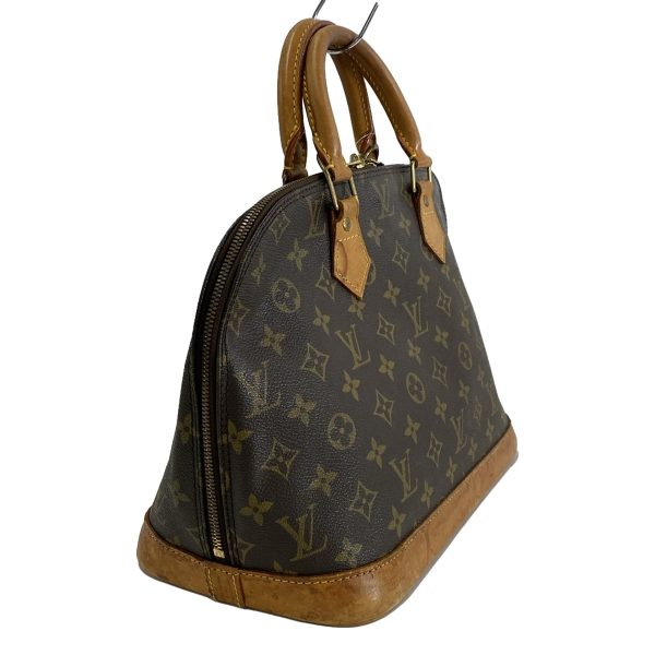 38250604 2 Louis Vuitton Alma Monogram Canvas Handbag Brown