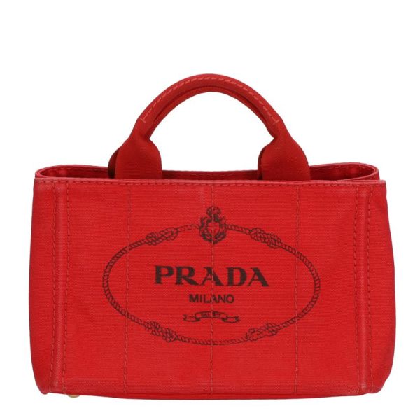 38267 1 Prada Kanapa Rosso Tote Bag Red