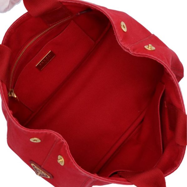 38267 5 Prada Kanapa Rosso Tote Bag Red