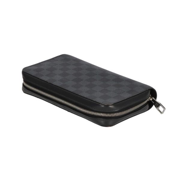 38366 3 Louis Vuitton Zippy XL Damier Graphite Wallet