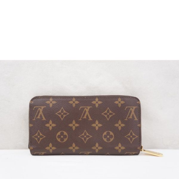 38373 2 Louis Vuitton Zippy Wallet Monogram Wallet Brown