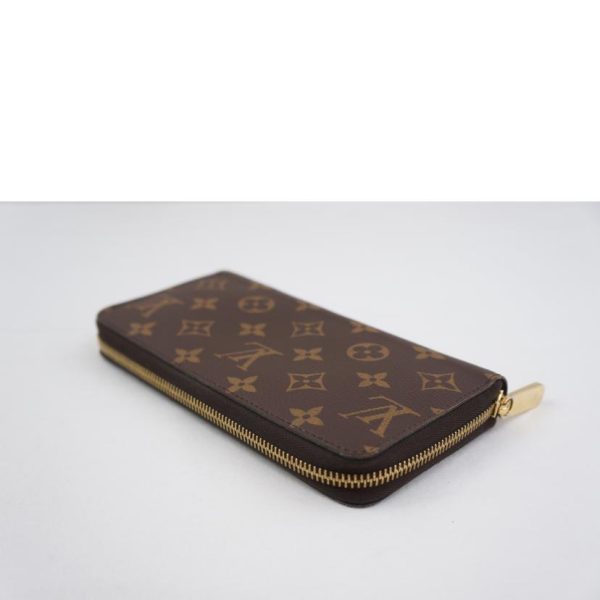 38373 3 Louis Vuitton Zippy Wallet Monogram Wallet Brown