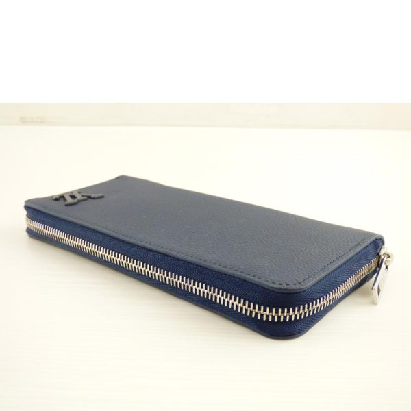 38374 3 Louis Vuitton Zippy Wallet Vertical Aerogram Marine Blue