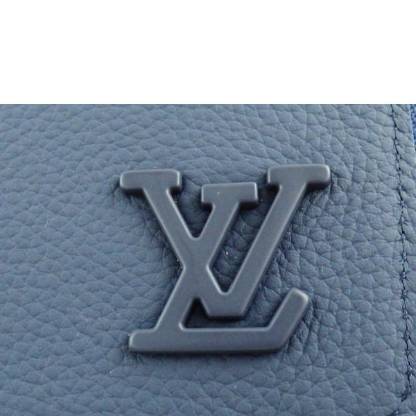 38374 6 Louis Vuitton Zippy Wallet Vertical Aerogram Marine Blue