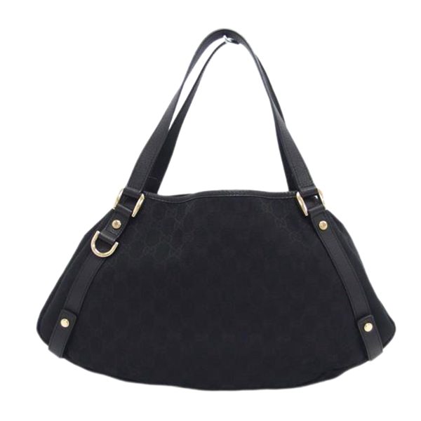 38563 1 Gucci GG Canvas Tote Bag Black