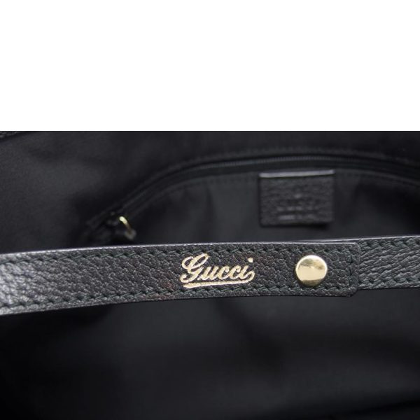 38563 6 Gucci GG Canvas Tote Bag Black