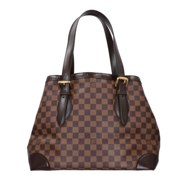 38595 2 Louis Vuitton Hampstead Damier Tote Bag Brown