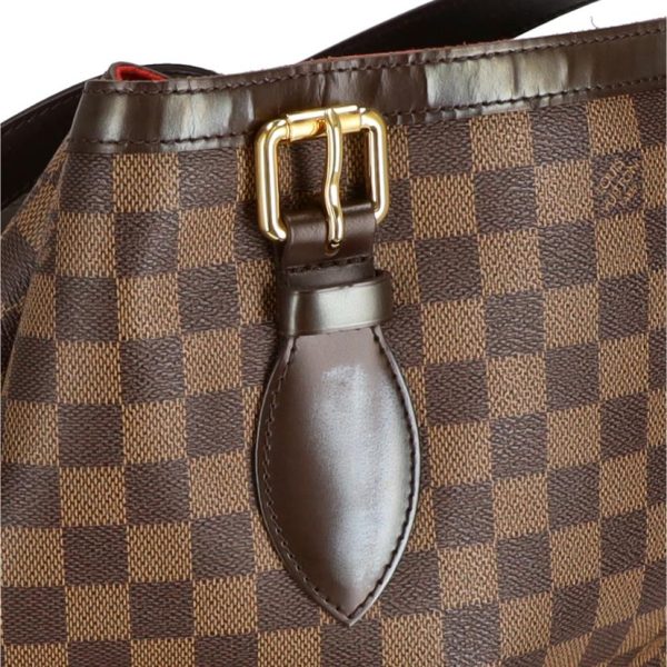 38595 7 Louis Vuitton Hampstead Damier Tote Bag Brown