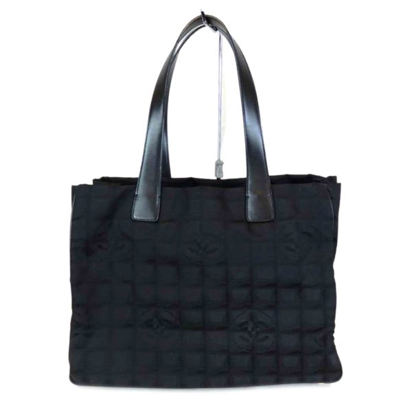 38731 1 Chanel New Travel Line Tote Bag Black