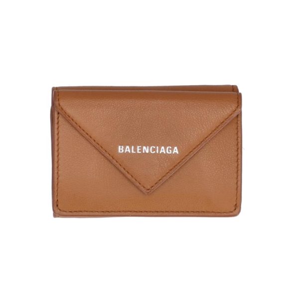 38768 1 Balenciaga Paper Mini Wallet Bag Black