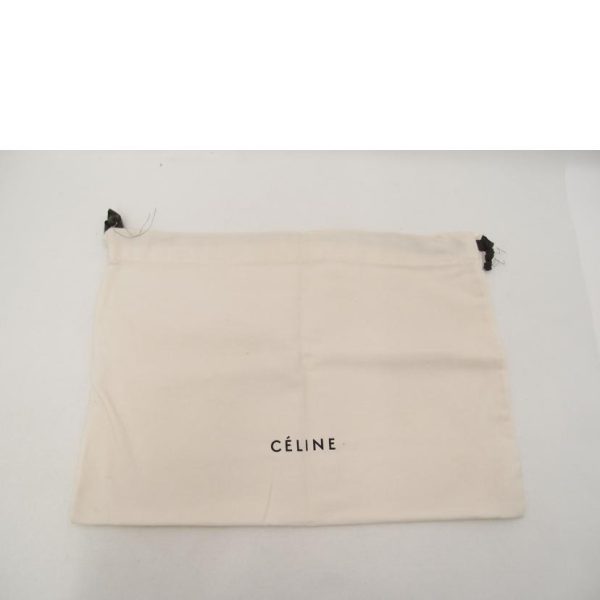 38854 7 Celine Clutch Bag Bicolor Blue Brown